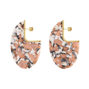 Tender Society树脂耳环轻奢耳饰原创小众设计师时尚气质简约