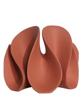 现代创意几何花瓣树脂装饰摆件