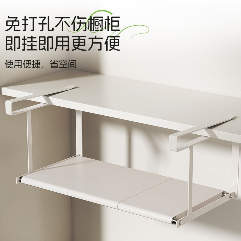 厨房台面可伸缩置物架桌面分层双层桌上柜子架转角隔断碳钢隔板