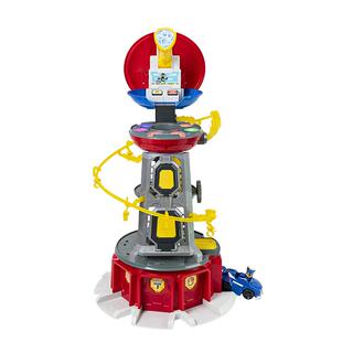 汪汪队立大功声光超能总部瞭望塔玩具套装救援车儿童礼物原装正版
