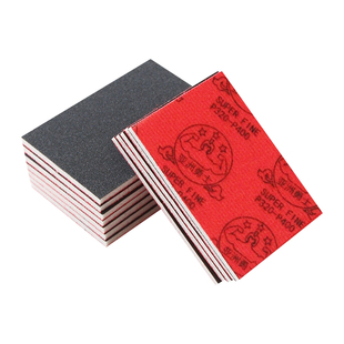 植绒海绵砂纸块打磨抛光神器塑料手机壳干磨320-2500目弹性68*100