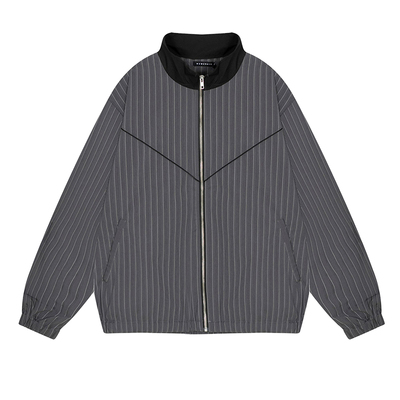 NUMERALS夹克外套男2025春季日系休闲运动条纹长袖行政夹克963555