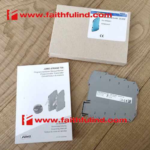 议价Jumo 00582221 久茂全新温度变送器 707051/8-07 dTRANS T05