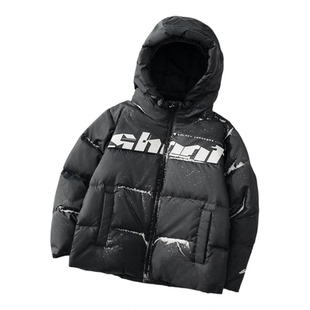 李宁儿童羽绒服男童冬季加厚防寒服2025新款男女大童鸭绒加厚外套