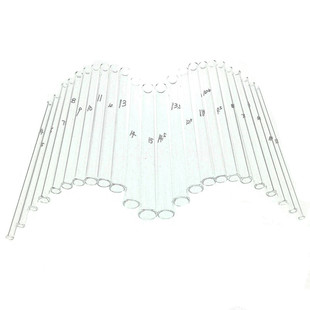 浮漂塑直管南荻塑圆塑直管芦苇塑直工具玻璃耐高温塑形管塑形器