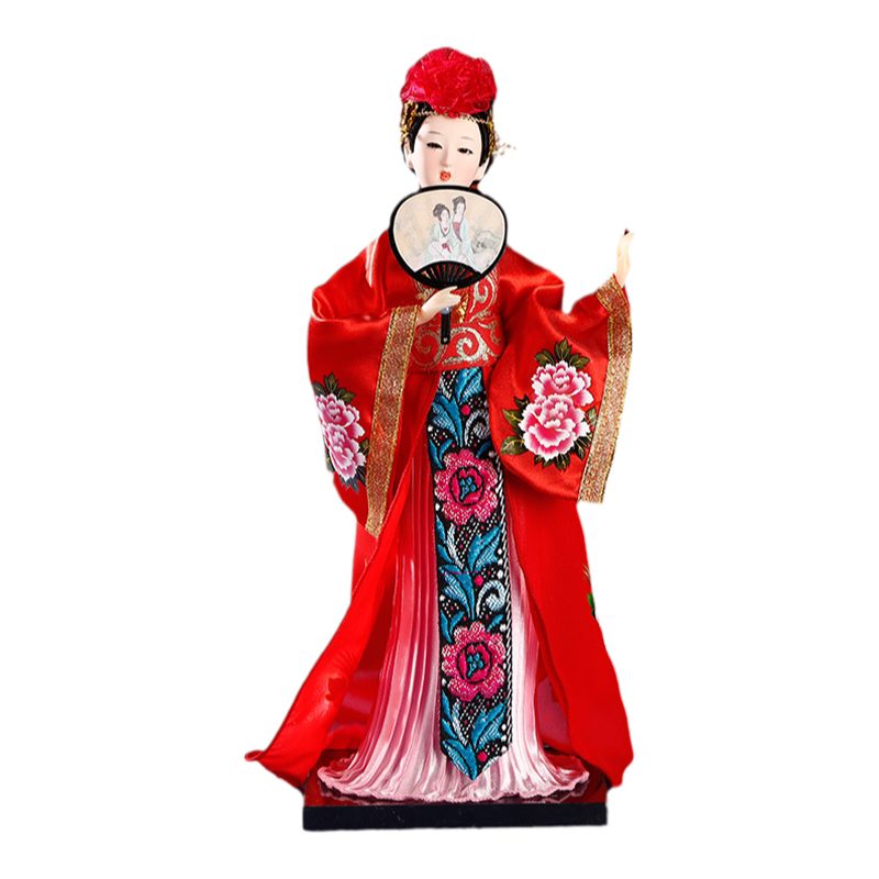 创意人偶京剧绢人家居摆设