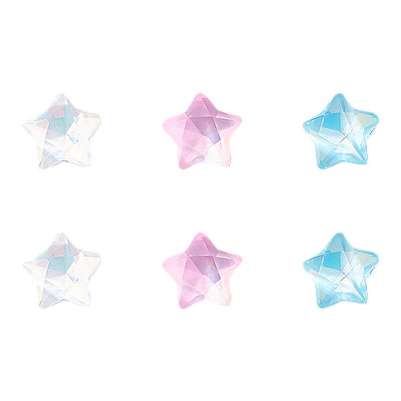 小清新Q弹小星星森系耳钉组合