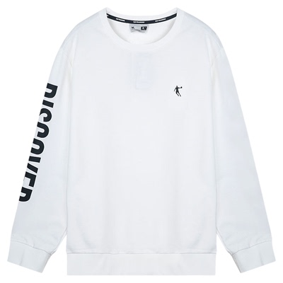 乔丹加绒卫衣男保暖宽松运动上衣