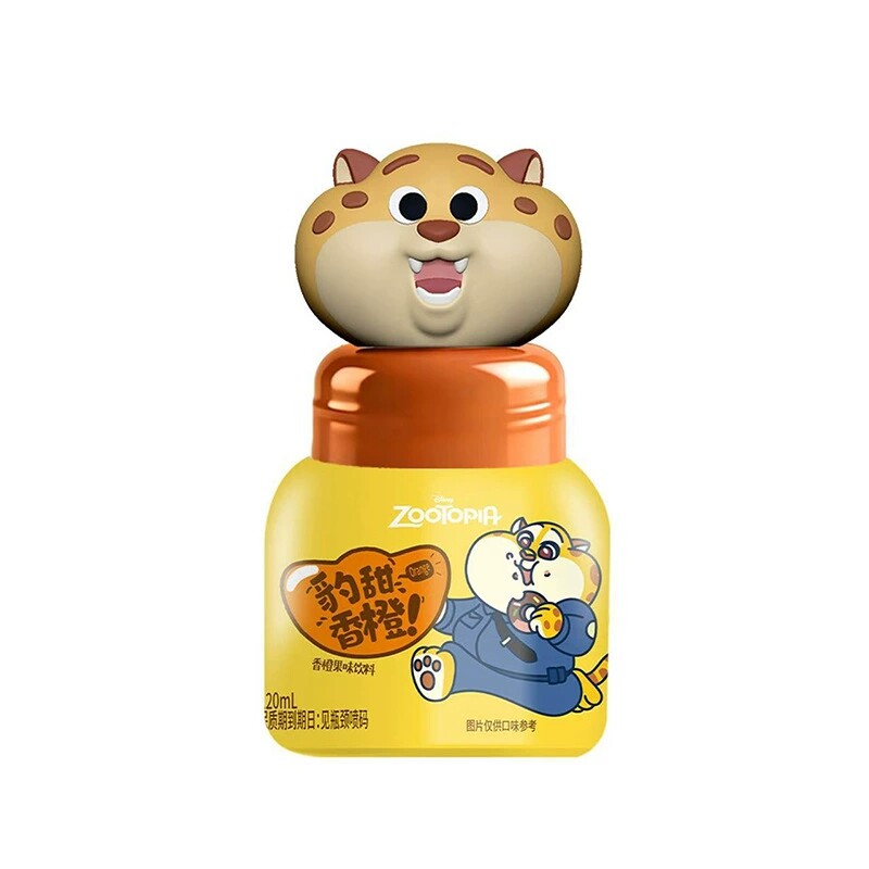 滨崎迪士尼复合果汁饮料120ml*12瓶 手指玩偶卡通头童趣饮品