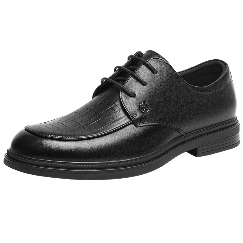 红蜻蜓男士皮鞋2027新款春季正装商务男鞋真皮德比鞋结婚新郎鞋子