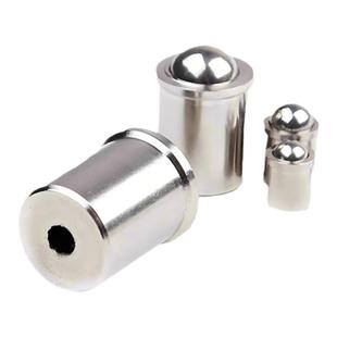 304不锈钢定位珠碰珠光身弹簧按压入式球头柱塞波珠紧定限位螺丝