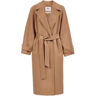 ONLY100%绵羊毛毛呢大衣