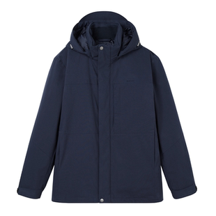 GANT/甘特2025冬季新款男士直筒连帽羽绒服棉质舒适保暖羽绒外套