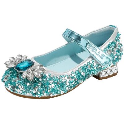 百丽童鞋女童公主单鞋