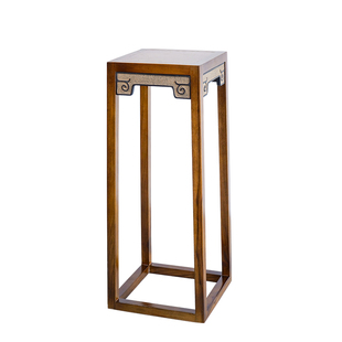 汉韵堂实木花架摆件客厅茶室置物架木质盆栽底座室内展示架花架子