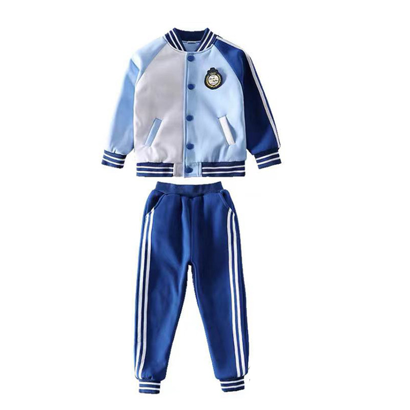 校服套装小学生春秋装英伦风儿童运动班服三件套幼儿园园服棒球服