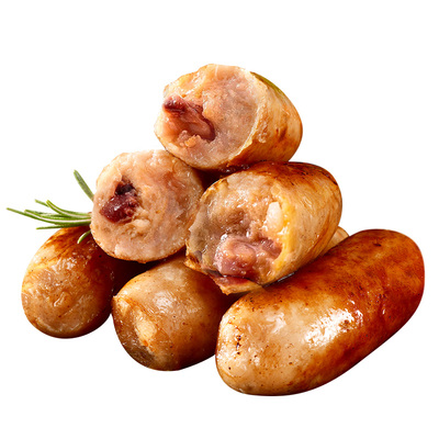 铁板鱿鱼烤肠网红地道烧烤肠味脆皮爆汁肉肠加热即食早餐商用批发