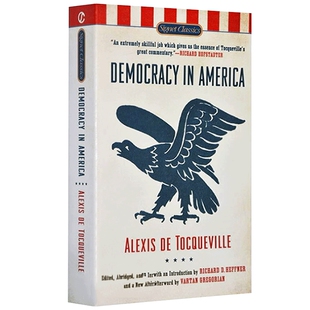 正版 论美国的民主 英文原版 Democracy in America 民主在美国 美国民主党 英文版社会学著作书籍 托克维尔 进口英语文学书