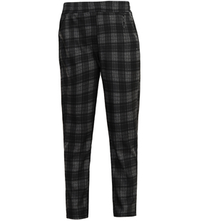 2022秋季新款中老年外穿裤子修身显瘦高腰长裤妈妈裤大码格子裤女