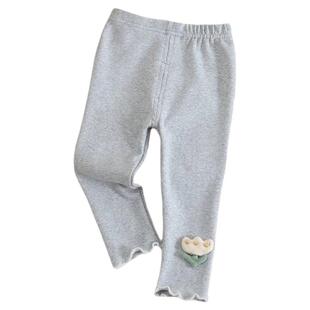 女童打底裤春秋外穿2025儿童裤子宝宝秋装婴儿长裤女童秋季开档裤