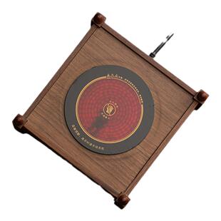 煮茶壶煮茶器家用耐高温围炉煮茶新中式胡桃木雕刻新款茶炉电陶炉