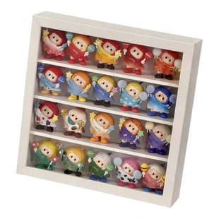 小红书同款YOYO第一代多层收纳中空展示相框白色黑色层高5.5厘米