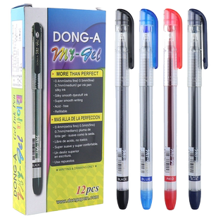 盒装包邮 韩国东亚0.38极细中性笔 DONG-A 3-Zero全针管0.38mm替芯水笔 财务商务办公签字笔