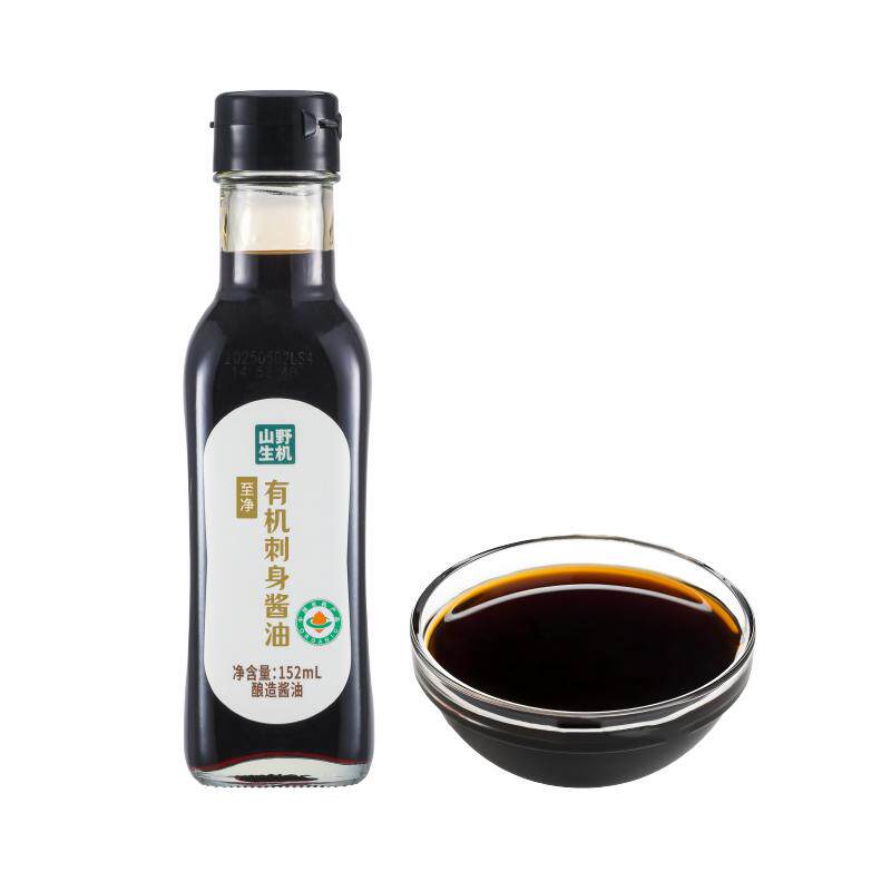 山野生机152ml有机刺身酱油