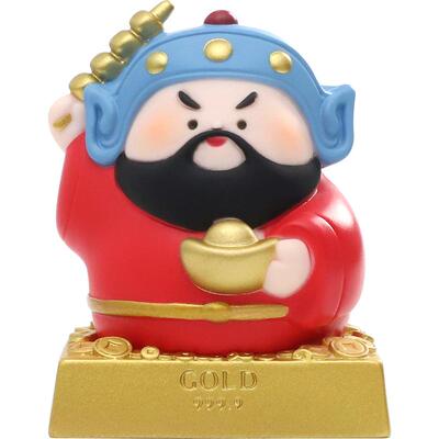 九路财神盲盒财神驾到公仔手办国潮开运生日送礼好物车载小摆件