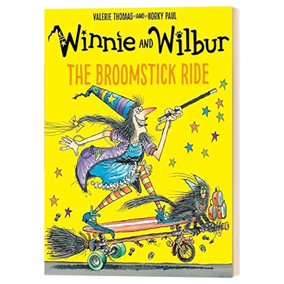 英文原版 Winnie and Wilbur The Broomstick Ride 女巫温妮与黑猫威尔伯 扫帚骑行 儿童魔法主题绘本 英文版 进口英语原版书籍