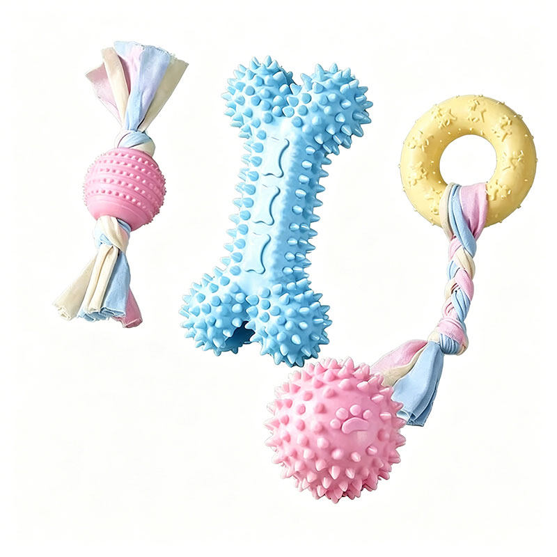狗狗磨牙玩具幼犬橡胶磨牙棒狗耐橡胶球/球形玩具