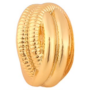 18k包真金手串隔珠不掉色手链项链镶锆石桶珠隔片配件diy手工材料