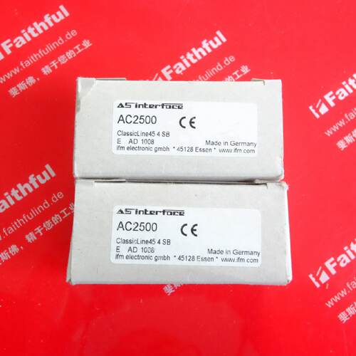 议价IFM AC2500 易福门全新AS-I模块 ClassicLine45 4 SB