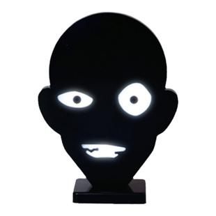感应小黑黑衣人创意夜灯黑脸灯闺蜜男生创意柯南儿童搞怪生日礼物