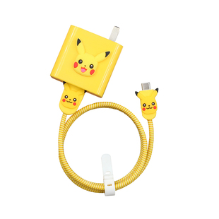 适用80w荣耀500 Power2充电头套华为mate60数据线保护套66W缠绕绳