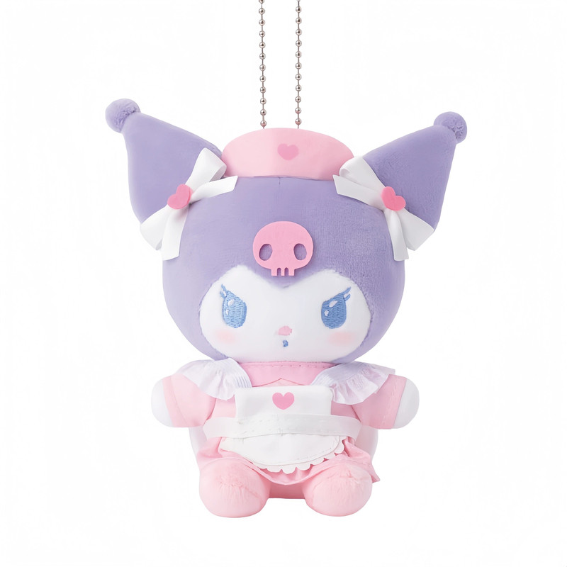 日本正版三丽鸥hello kitty美乐蒂医生护士毛绒公仔玩偶包包挂件