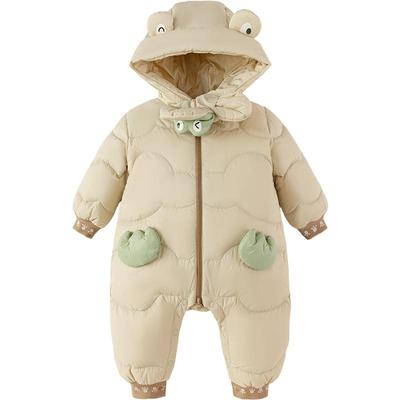 巴拉巴拉宝宝羽绒连体衣婴儿爬服