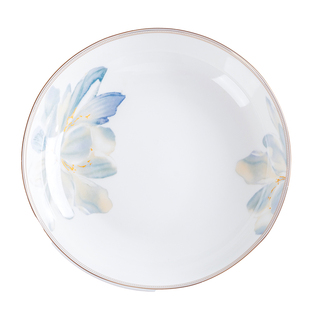 天顺陶瓷兰贵人家用餐具菜盘饭盘深盘加深炒菜盘子轻奢高级感中式