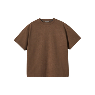 VESCORTT液氨桑蚕丝天丝混纺 进口索罗娜抗皱凉感夏季男士短袖T恤