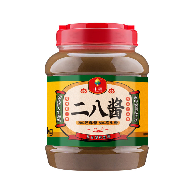 中澜老北京风味二八酱花生芝麻酱传统石磨家庭用热干面酱火锅蘸料