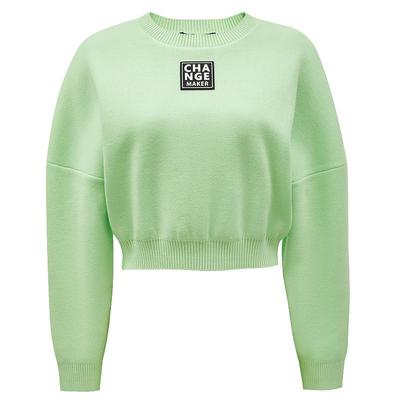 VeroModa圆领时髦针织早春毛衣