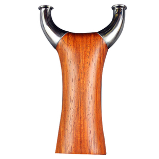 缅甸花梨惊雷弹弓实木大果紫檀钢木结合户外耐用钢木直板飞虎叉弓