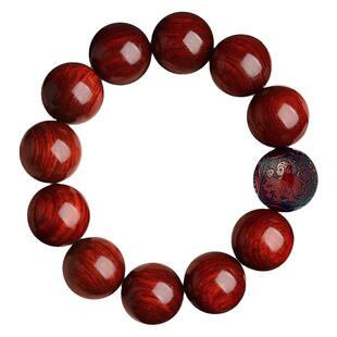 小叶紫檀木手串十二生肖本命年鼠牛虎兔龙蛇马羊猴鸡狗猪佛珠手链