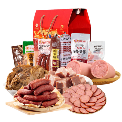 克拉古斯沈阳特产熟食礼盒东北红肠拌鸡架老拐头香肠过年节日送礼