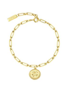 onchic小心诗四叶草手链女ins小众设计轻奢高级复古手饰生日礼物