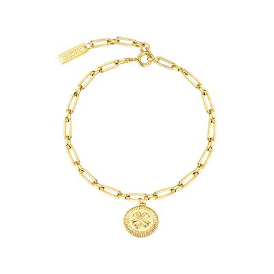 onchic小心诗四叶草手链女ins小众设计轻奢高级复古手饰生日礼物