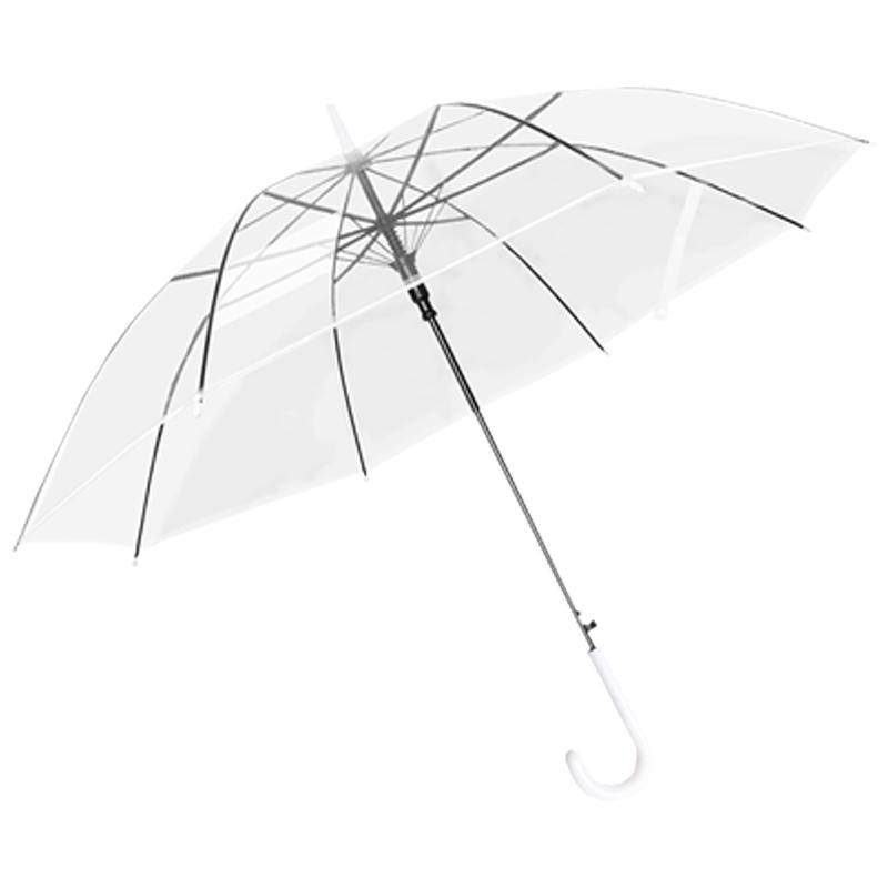 透明雨伞定制自动网红高颜值简约