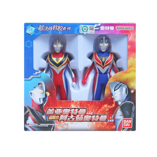 万代奥特曼阿斯加隆超决战迦南星人布莱泽斩击鲁盖多斯软胶玩具