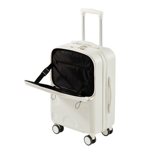 卡黛迩前开口行李箱女小型轻便登机箱20寸旅行密码箱18寸拉杆箱男