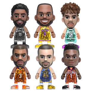 王牌化身NBA现役球星MoneyBall可动手办收藏公仔玩偶詹姆斯库里